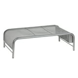 Mind Reader Metal Mesh Monitor Stand, Laptop Riser with 2 Compartments ...