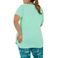 thumbnail image 2 of Terra Sky Women's Plus Size Scoop Neck Graphic Tee, 2 of 7