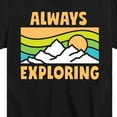 thumbnail image 3 of Instant Message - Always Exploring - Toddler & Youth Short Sleeve Graphic T-Shirt, 3 of 6
