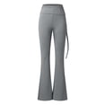 thumbnail image 3 of fvwitlyh Women's Stretchy Straight Dress Pants with Pockets Tall, Petite, Regular for Office Work Business Yoga Pants For Women Workout Pants High Waist Athletic Workout Leggings Yoga Pant, 3 of 5