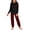 Red-13, variant on Avrntaa Girls Cotton Pajama Set 2 Piece with Stripe Print Long Sleeve Soft Loungewear Comfy Sleepwear Outfit for 5-14Y