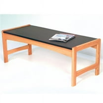 Dakota Wave Coffee Table in Light Oak