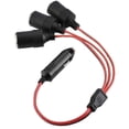 thumbnail image 1 of 1 To 3 Car High-power Cigarette Lighter 3 Holes Cigarette Lighter, 1 of 4