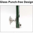 thumbnail image 3 of 4pcs Stainless Steel Glass Door Handles No Drilling Glass Clamps 8-10mm Showcase Furniture Glass Cabinets Drawers, 3 of 4
