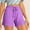 Purple, variant on POROPL Women Shorts Under $10 Summer Elastic Waist Casual Loose Shorts with Pockets