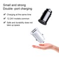 thumbnail image 3 of serony Vehicle Charging Head USBCharging Phone Fast Double USB 6 System Intelligent Distribution for Car,Business Car,Sports Car Black, 3 of 9
