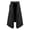 Black, variant on Kiplyki Clothes Men Casual Solid Asymmetric Printing Pleated Skirt Short Skirt