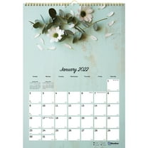 Blueline, REDC173122, Romantic Floral Wall Calendar, 1 Each, Floral