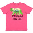thumbnail image 3 of Inktastic Gatlinburg, Tennessee- Mountains and Bear Shape Youth T-Shirt, 3 of 5