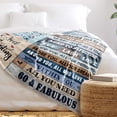 thumbnail image 3 of 60th Birthday Gifts for Women, 60th Birthday Decorations for Men, 60th Birthday Gift for Men, Blankets for Men, 60 Year Old Gifts for Men, Mens 60th Birthday Gift Ideas Soft Throw Custom Blanket, 3 of 6