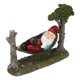 thumbnail image 4 of Garden Gnome Statue, Durable Resin Housewarming Gifts Hand Cast Hammock Gnome Statue Ornament Hand Painted  For Patio ANGGREK Gnome Decor, 4 of 8