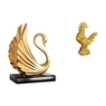 thumbnail image 1 of Figura de pollo cisne, escultura de arte moderno, estatua decorativa de colección para sala de estar, gabinete, decoración del hogar, decoración Feng, 1 of 8
