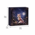 thumbnail image 3 of 3D Beaded Fox DIY Kit, Dark Magical Forest Beading Kit, Handcrafted 3D Animal Figurine Set for Shelf Display DIY Craft Project, 3 of 8