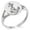 Silver, variant on Stainless Steel Mariner Nautical Anchor Minimalist Oval Top Polished Statement Signet Ring
