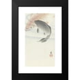 thumbnail image 2 of Ohara Koson 12x18 Black Modern Framed Museum Art Print Titled - Two Carps (1900 - 1930), 2 of 5