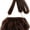Coffee, variant on Women Luxury Faux Fur Ruched Cloud Bag, Soft Plush Shoulder Handbag, Detachable Plush Strap Crossbody Purse, Fall Winter Fashion Clutch Bag for Work Dating