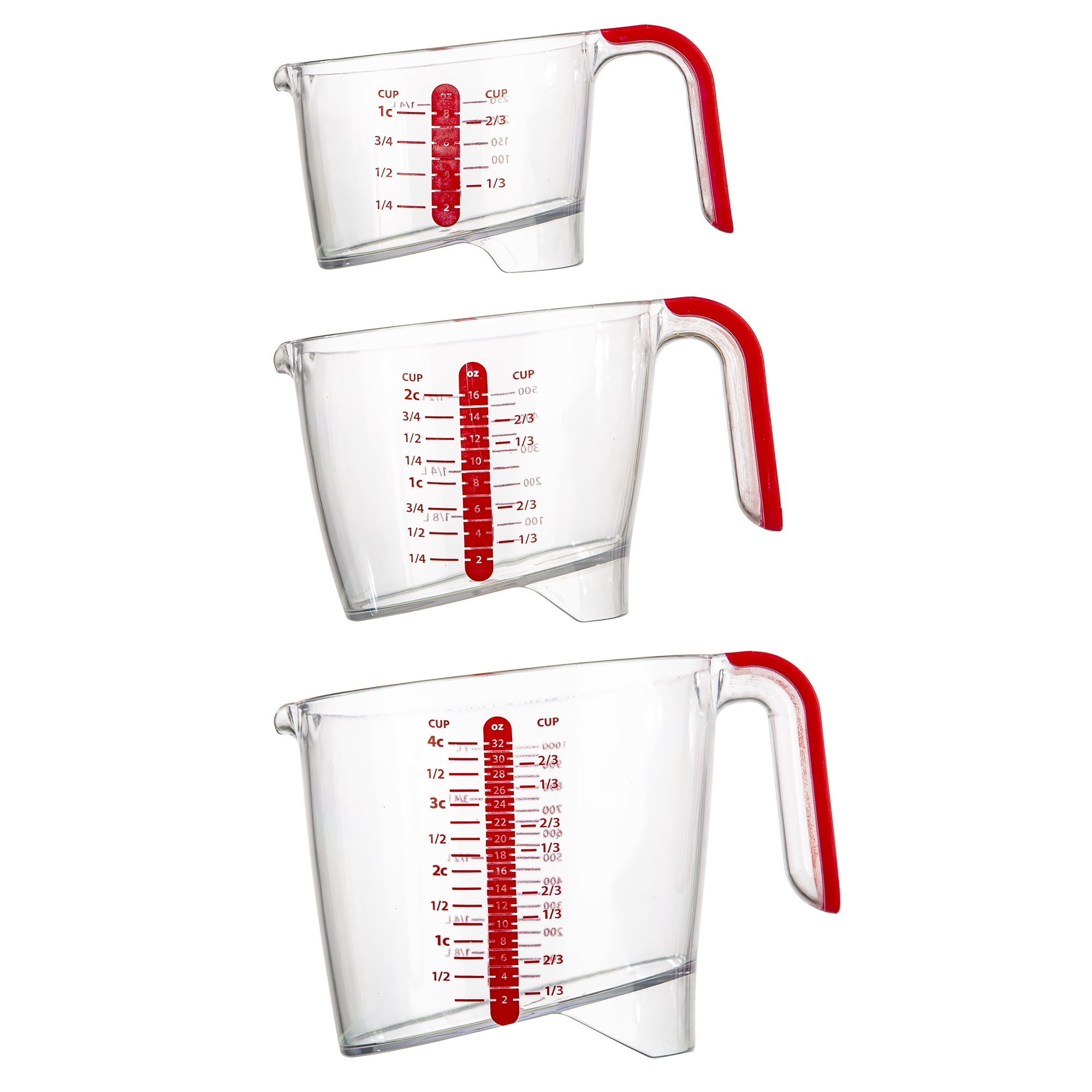 2x 1000ml Funnel Pitcher_For Measuring Easy Pour Measuring Cup Funnel Spout HQ 