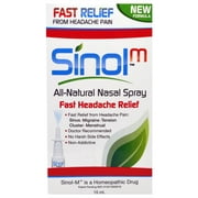 Sinol SinolM All-Natural Nasal Spray Fast Headache Relief 15 ml