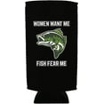 thumbnail image 2 of Women Want Me, Fish Fear Me 24/25oz Large Can Coolie (Black), 2 of 4