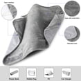 thumbnail image 5 of Suncoda Electric Blanket USB Heating Pad Electric Blanket Made Of Crystal Velvet Portable Winter Multiple Application Scenarios Heat Blanket 20x12in Machine Washable Twin Heated Blanket On Clearance, 5 of 9