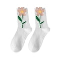 thumbnail image 1 of Calcetines tobilleros Sunnimix para mujer 1 par verano patrón de elegante calcetines de dibujos animados, 1 of 8