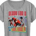 thumbnail image 3 of Disney The Incredibles - Holiday - Ready For A Super Christmas - Women's Short Sleeve Graphic T-Shirt, 3 of 5