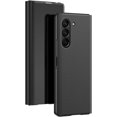 thumbnail image 3 of Compatible with Samsung Galaxy Z Fold 5 Case Mirror View Clear Glitter Leather Flip Case with Kickstand Luxury with Stand Design Shockproof Case for Samsung Galaxy Z Fold 5 Mirror Black, 3 of 9