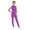 Purple, variant on Miutii Kids Girls Sleeveless Shiny Rhinestone Gymnastic Leotard Full Body Unitard Jumpsuit Ballet Dance Bodysuit Navy Blue 8