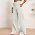thumbnail image 5 of Outfmvch Wide Leg Pants Woman Sweatpants Women Baggy Sweatpants Flowy Pants Baleaf Pants Women Womens Cargo Pants Womens Wide Leg Pants White 2xl, 5 of 8