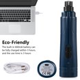 thumbnail image 5 of Luxmo Pet Dog Nail Grinders USB Charging Pet Nail Clippers for Dog Cat Paws Nail Grooming Trimmer Tools（Dark Blue), 5 of 8