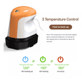 thumbnail image 2 of Mini Máquina De Prensado Térmico Que Imprime Transferencia blanco naranja, 2 of 5