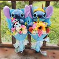 thumbnail image 4 of Ramo de peluche de Lilo & Stitch con jabón, ramo de flores de girasol y rosas, regalo de cumpleaños y Navidad para San Valentín, 4 of 5