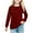 Red, variant on BFHHYA Girls' Printed Crew Neck Long Sleeve Shirt Casual Loose Pullover Top for Kids for Fall Indoor Activities & Casual Gatherings 5-14Y
