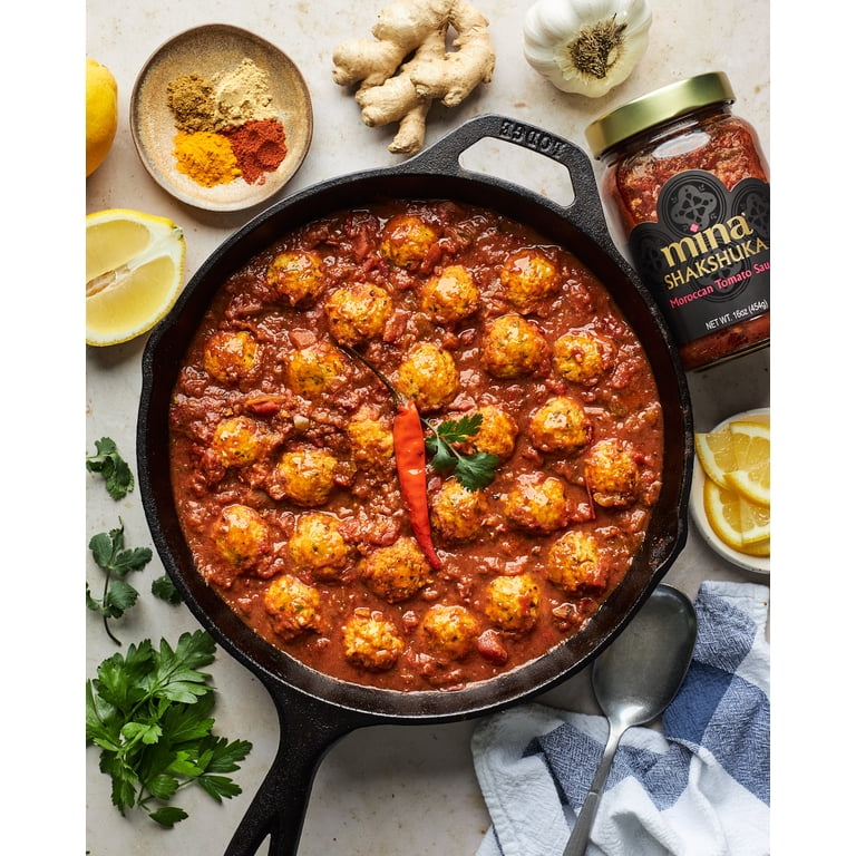 Mina Shakshuka Sauce, Moroccan Tomato Sauce, 26 Oz (2