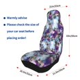 thumbnail image 6 of Haiem Purple Marble Texture Printed Car Seat Covers Set of 2, Universal Fit Car Seat Covers,Protective Seat Covers,Comfortable Car Seat Covers, Easy Installation Seat Covers, 6 of 9