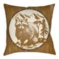 thumbnail image 7 of Artistic Weavers Lodge Cabin Raccoon Ridge Pillow Poly Filled 18' x 18', 7 of 7