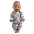 thumbnail image 2 of AmaMary 18" Doll Pajama Set – Sweet Two-Piece Sleepwear in Playful Patterns, Soft Cotton Outfit for Tea Parties, Sleepovers & Bedtime Stories (Doll Not Included), 2 of 3