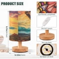 thumbnail image 3 of Butterfly Mountain Clouds Table Lamp USB Bedside Desk Nightstand Lamp Printed Gifts Small Lamp Wood Base for Bedroom Living Room Kids Room College Dorm, 3 of 7