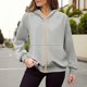 thumbnail image 4 of Sudadera con cremallera,Sudadera con capucha y cremallera para mujer, chaqueta polar de manga larga, mezcla de poliéster suave, corte holgado e informal para uso diario, sopatenor, 4 of 8