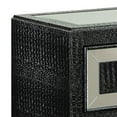thumbnail image 2 of Glamour 4-Drawer Dresser, Black Glossy Crocodile Print, 2 of 4