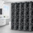 thumbnail image 1 of Cortina de Ducha BRILLAR 180 x 180 cm Tela Lavable Impermeable Poliéster, 1 of 5