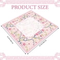 thumbnail image 2 of Tapete de juego Sonwyoung Chinoiserie Mahjong, 80 x 80 cm, color rosa y blanco, 2 of 7