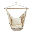 thumbnail image 2 of Hammock Chair Hanging Rope 320 Lbs Patio Lawn Chair white, 2 of 8