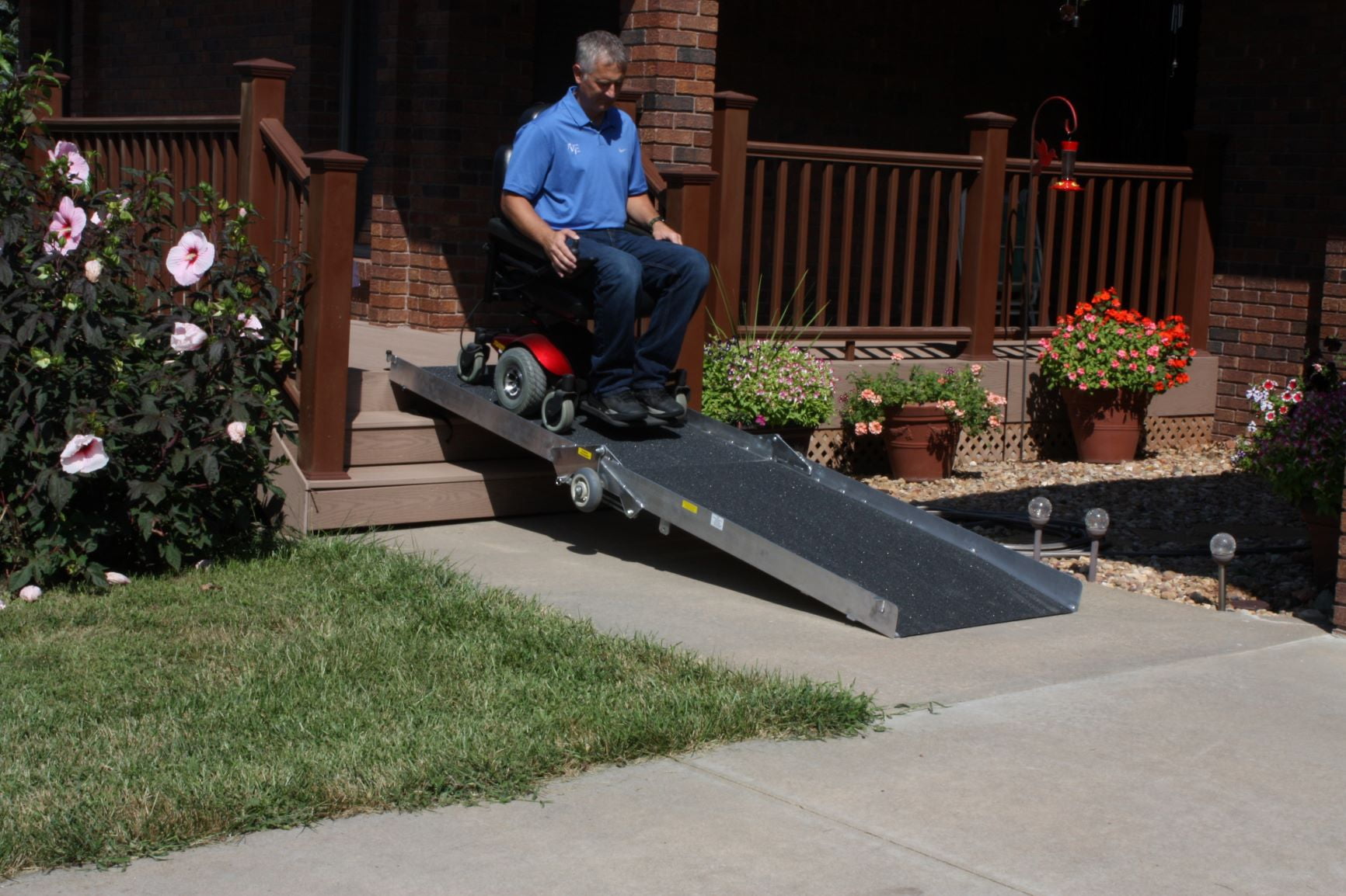 Prairie View Industries WABU1230 WheelABout Reach Wheelchair Ramp, 12