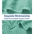 thumbnail image 4 of Lavish Touch 100% Cotton 650 GSM Hydrospun Pack of 72 Wash Towels Jade, 4 of 6
