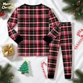 thumbnail image 4 of oqasdz Christmas Baby Girl Outfits Boys Themed Long Sleeve Pajama With Festive Print Holiday Sleepwear Soft 2 Piece Set Loungewear For Kids Size 2 Y-3 Y, 4 of 5