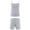 Grey, variant on UACY Toddler Tank Tops Girls and Dance Shorts Toddler Sleeveless Strap Crop Gymnastics Yoga Shorts for Ballet (Light Violet, 6-7 Years)