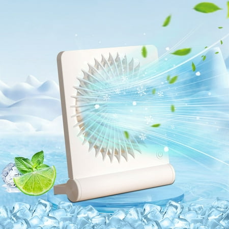 

Small Table Fans 3 Speeds USB Rechargeable Portable 220°Tilt Folding Desk Fans Battery Operated Personal Fan Ultra Quiet For Home Bedroom Office Desktop