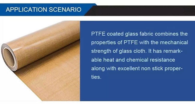 CALCA 36 x 90ft PTFE Coated Fiberglass Fabric Sheet Roll Self