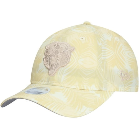 Women's New Era Cream Chicago Bears Frond 9TWENTY Adjustable Hat
